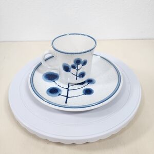 Mikasa Cordon Blue Tree Candy CG501 Cup And Saucer Set